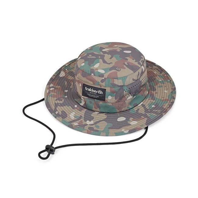 Trakker Techpro Camo - Chapeau Boonie - Chapeau - Respirant - Ajustable - Taille unique