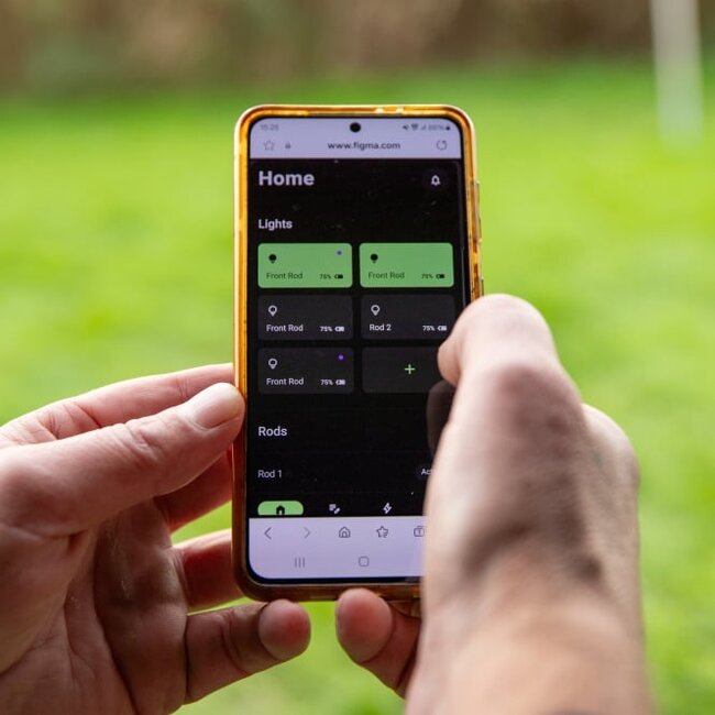 LumiCatch Éclairage intelligent - Powerbank - contrôlé par application - à l'épreuve de l'extérieur