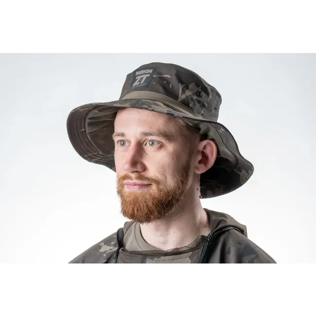 Nash ZT Lite - Hydra Flex Bush Hat - Camo - Anti-moustiques