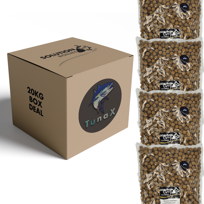CC Solution Boilies Specialist Range - TunaX Boilies - 20KG - Box Deal