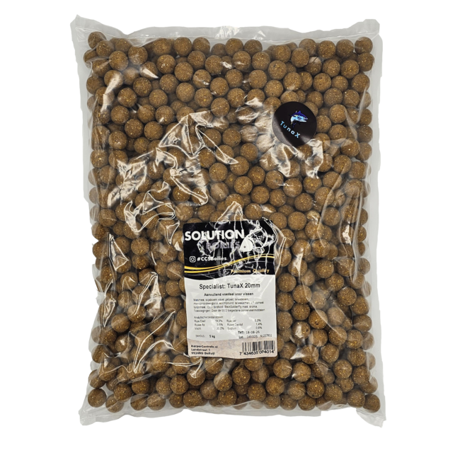 CC Solution Boilies Gamme Spécialisée - Bouillettes TunaX - 20KG - Box Deal