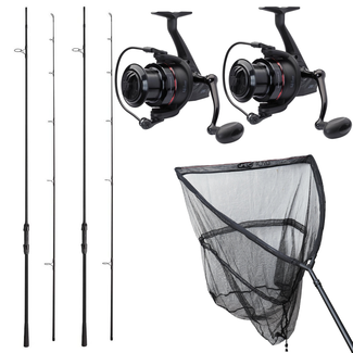 JRC 2-Rod carp set-up - 10FT - 2.75LB - Kit carpe complet