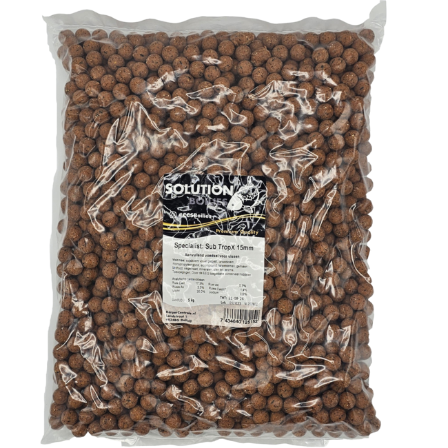CC Solution Boilies Sub TropX - 5KG - Bouillettes - Gamme spécialisée