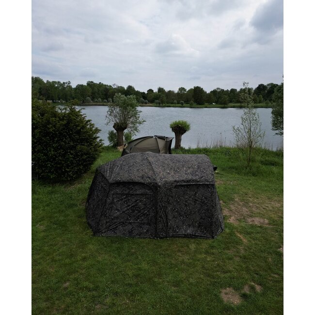 Trakker Tempest RS Brolly - Casquette sociale - Camo - Extension - Aquatexx™