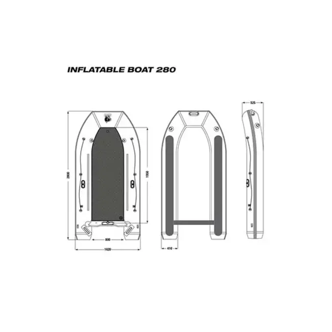 Nash Bateaux pneumatiques Boat Life - 240/280