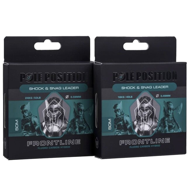 Pole Position Frontline Fluoro Carbon Hybrid - Ligne avant - Snag et Shock leader