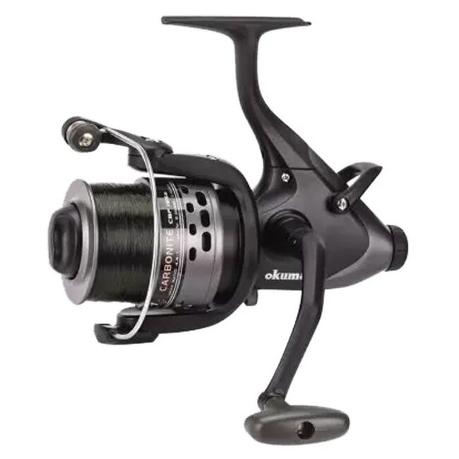 Okuma Carbonite XP Moulinet à carpe - Ligne incluse