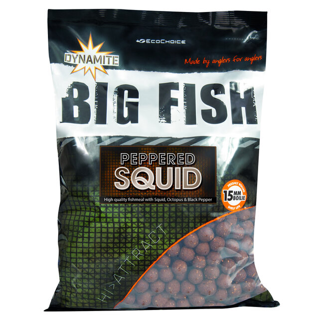 Dynamite Baits Bouillettes au calamar poivré - 1 kg