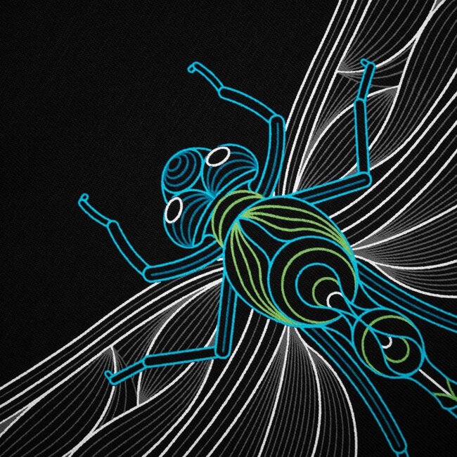 Kumu Sweat à capuche Emperor - Bleu électrique et vert - Sweat à capuche