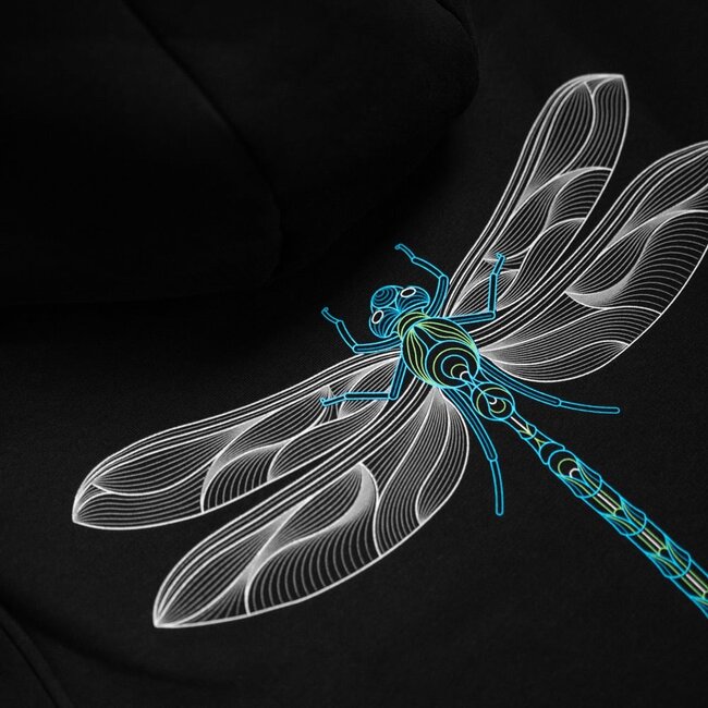 Kumu Sweat à capuche Emperor - Bleu électrique et vert - Sweat à capuche