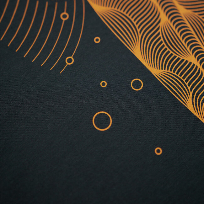 Kumu T-shirt Ripples - Bleu foncé - Keyline Design - T-shirt