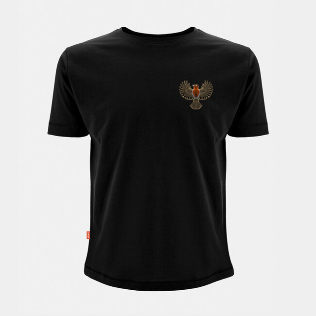 Kumu Little Red Tee - Robin Design - Keyline Style - T-shirt