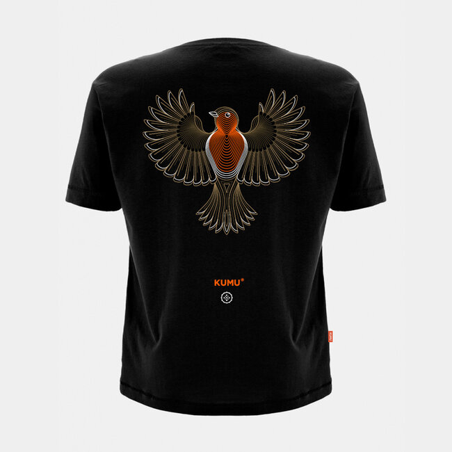 Kumu Enfants - Little Red Tee - Robin Design - Keyline Style - T-shirt