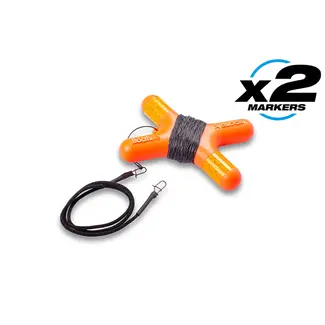 Nash Boat Life X Block Marker - Auto-ajustable - Réfléchissant - Flotteur marqueur