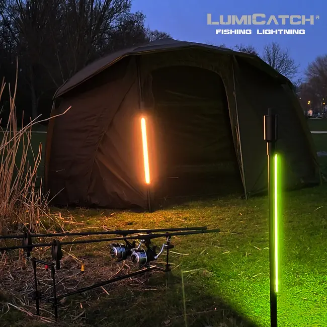 LumiCatch Éclairage intelligent - Powerbank - Contrôlé par application - Adapté à l'extérieur - Kit avec LumiBag gratuit