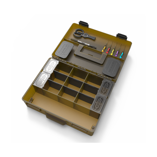 Korum MEGA BLOX Fully Loaded - XL Tackle Station - Boîte à pêche complète