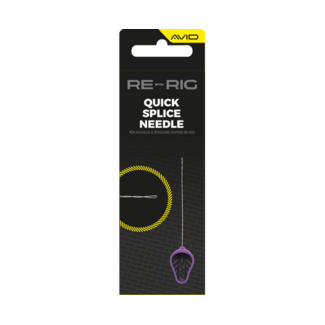 Avid Carp Aiguille Re-Rig Quick-Splice - En forme de diamant - Outil de raccordement pour Leadcore & Leaders