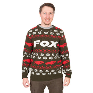 FOX Xmas Jumper - Pull de Noël - Chaud et confortable - Édition limitée