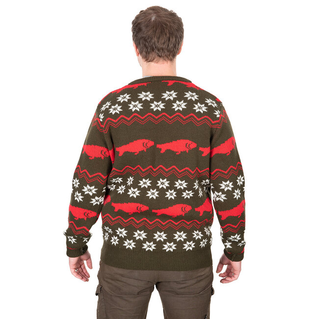 FOX Xmas Jumper - Pull de Noël - Chaud et confortable - Édition limitée