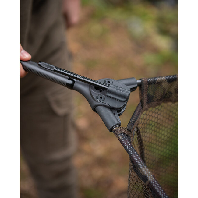 FOX Lever-Lok Landing Net - 42" - Carbone - Épuisette pliable rapide