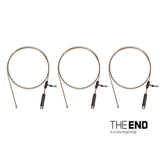 Delphin The End - Leadcore Heli - 80 cm - 3 pièces