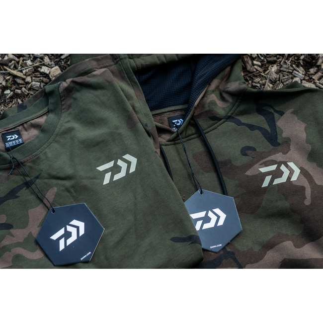 Daiwa Carp Camo - Sweat à capuche