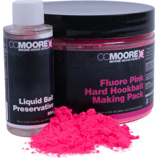 CC Moore Pack de fabrication d'Hookbait dur Fluoro Pink - 200 g