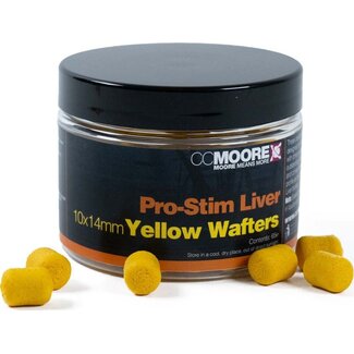 CC Moore Pro-Stim Liver - Dumbell Wafters - Jaune - 10 x 14 mm
