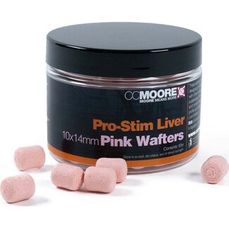 CC Moore Pro-Stim Liver - Dumbell Wafters - Rose - 10 x 14 mm