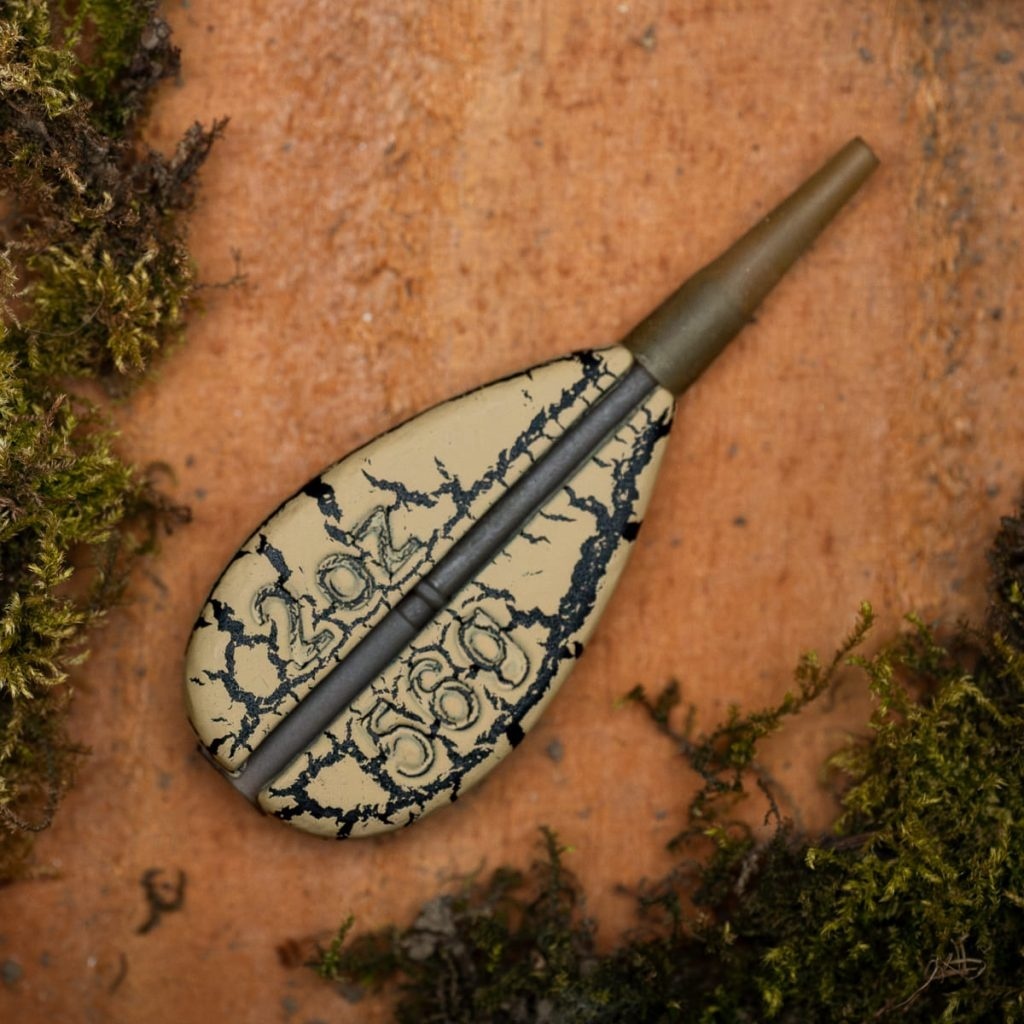 Plomb Korda Textured Coated Lead Flat Pear Inline