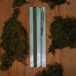 PB Products R2G Kevlar/SR Inline Knotless Leader 10 m Silt + 1 m 1 pièce Weed