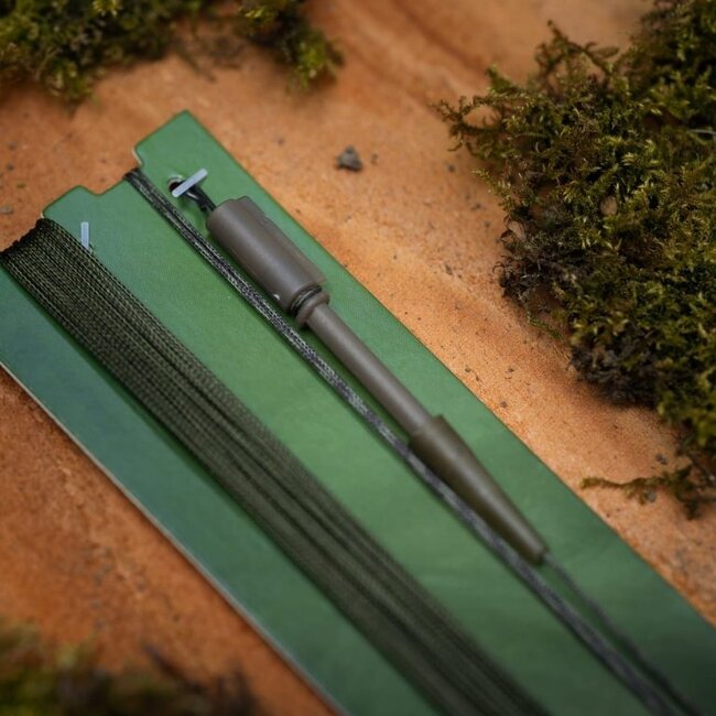 PB Products R2G Kevlar/SR Inline Knotless Leader 10 m Silt + 1 m 1 pièce Weed