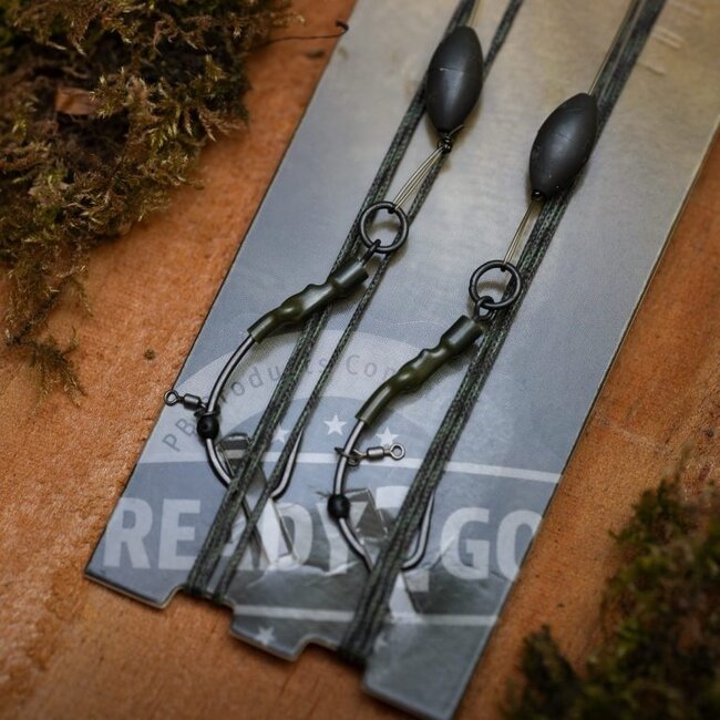 PB Products Complet - R2G Clip SR - Leader 90 cm - Ronnie Hinged Stiff Rig