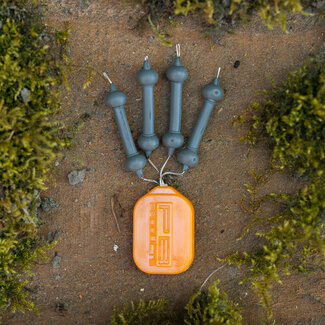 PB Products Downforce Tungsten - Heli-Chod - Rubber & Beads - XS