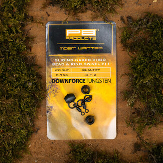 PB Products Downforce Tungsten - Perle coulissante nue et émerillon