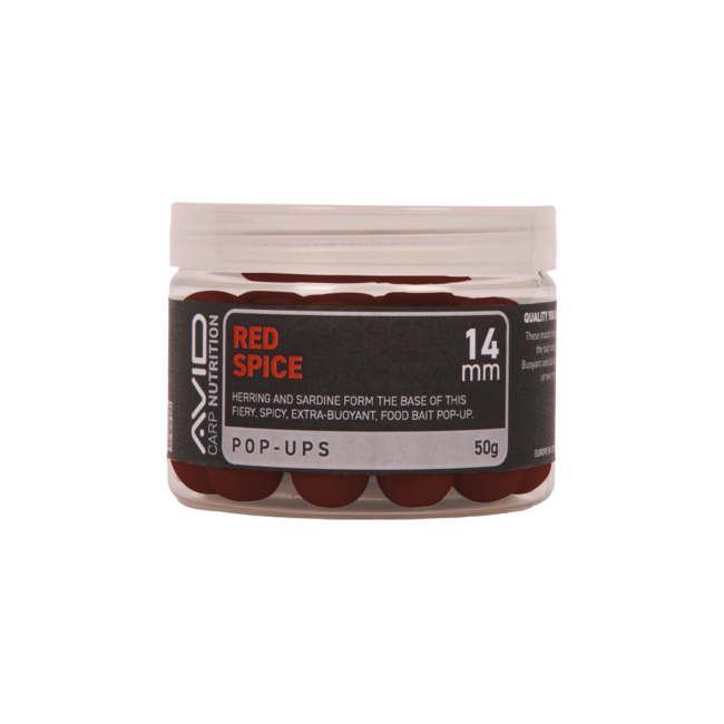 Avid Carp Red Spice Pop-up - 14mm - Natural