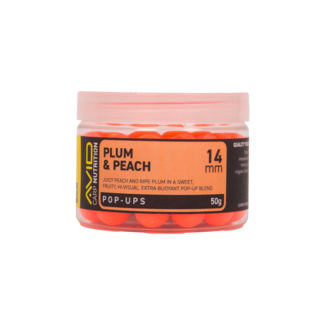 Avid Carp Plum & Peach Pop-up - 14mm - Oranje
