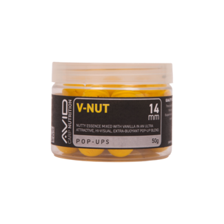 Avid Carp V-Nut Pop-up - 14 mm - Jaune