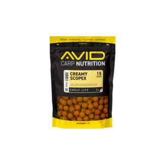 Avid Carp Creamy Scopex - 1 kg - Bouillettes