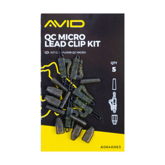 Avid Carp Kit de clips micro-conduits Qc