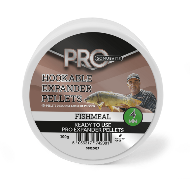 Sonubaits Hookable Expander Pellets - 4 mm - 100 g