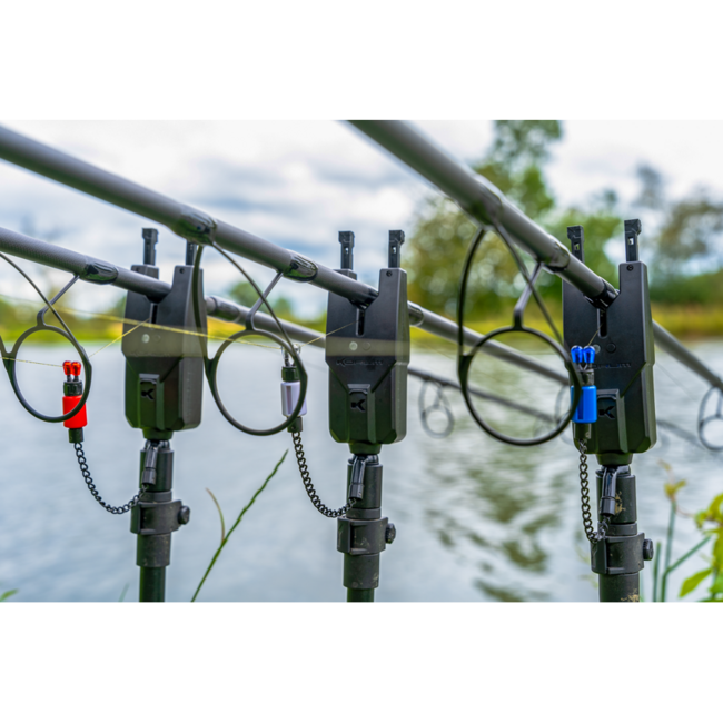 Korum Kit d'alarme et d'indicateur à distance KRI 3-Rod - Kit de détecteur de touche + pendentifs