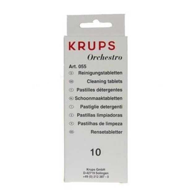 KRUPS Reinigingstabletten F055 - 10 stuks