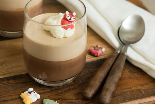 Recept voor Chocolade-koffie panna cotta