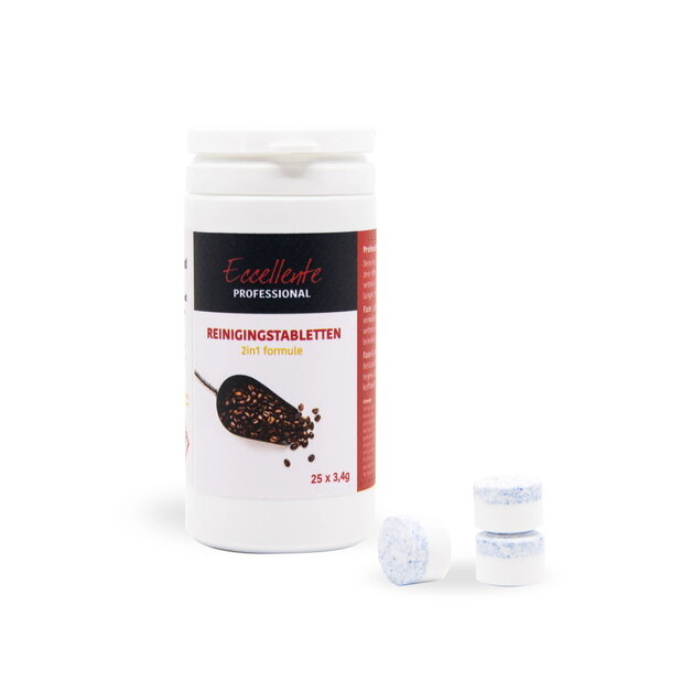ECCELLENTE PROFESSIONAL Reinigingstabletten 25 x 3,4 gram