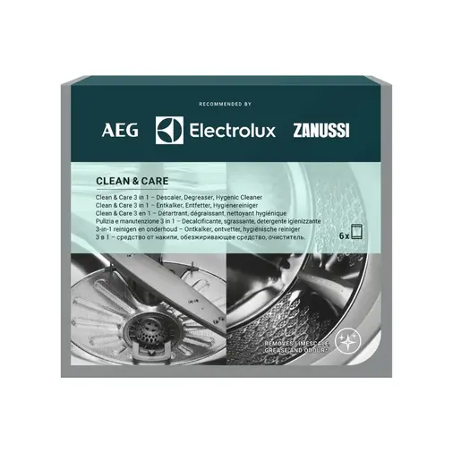 AEG Clean & Care 3in1  Vaat- en wasmachine reiniger en ontkalker - 6 stuks