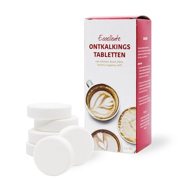 Koffiemachine ontkalkingstabletten - 24 stuks à 18 gram