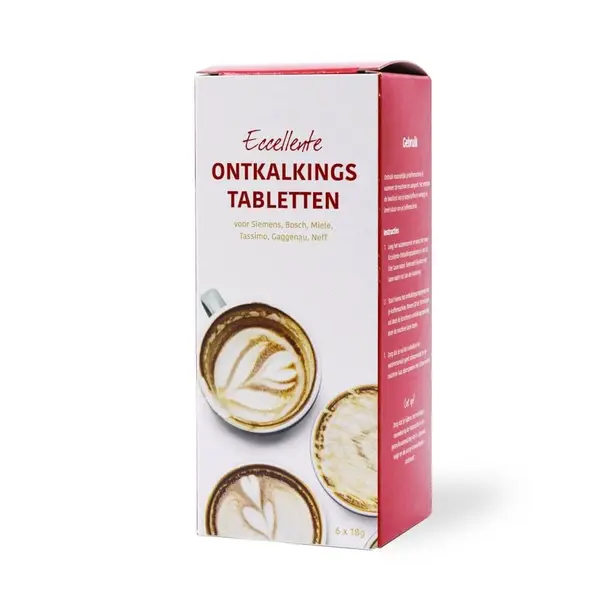 Koffiemachine ontkalkingstabletten - 24 stuks à 18 gram