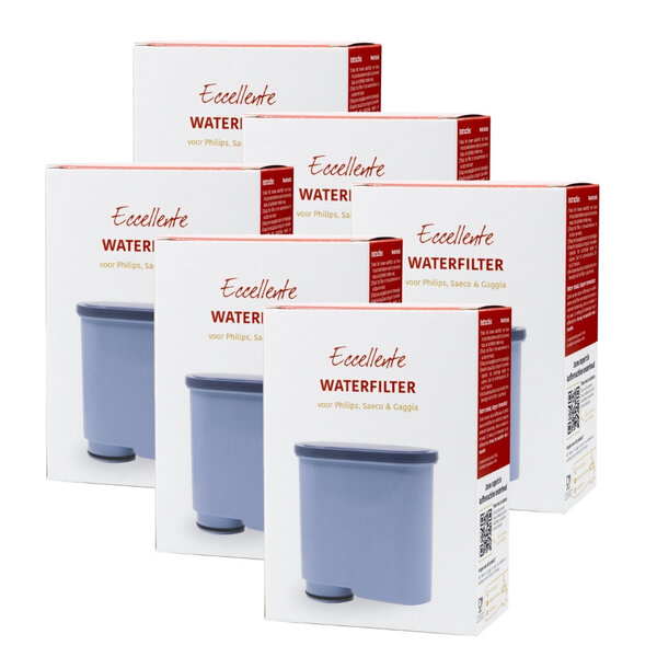 6-pack AquaClean waterfilter voor Philips