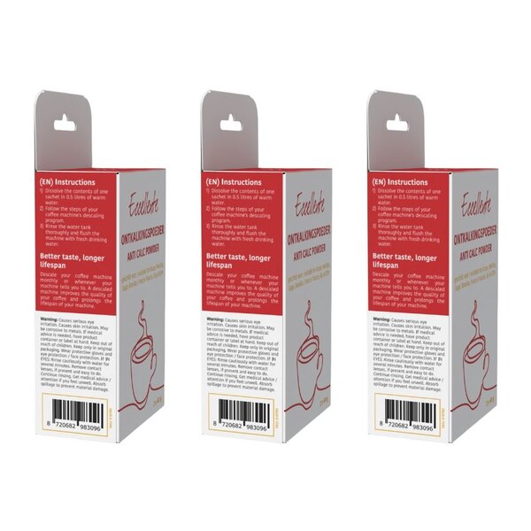 Ontkalkingspoeder voor Sage - 6x ontkalken - 6x 40 gram